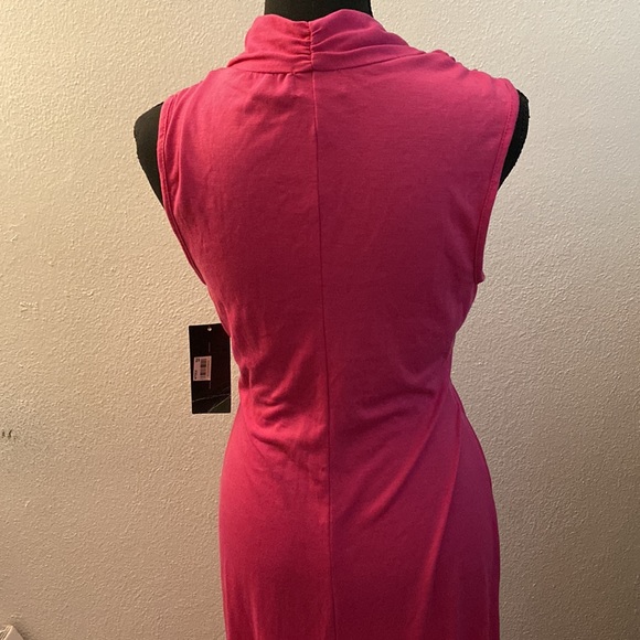 Macy’s Hot Pink Sleeveless Maxi Dress - Picture 13 of 15